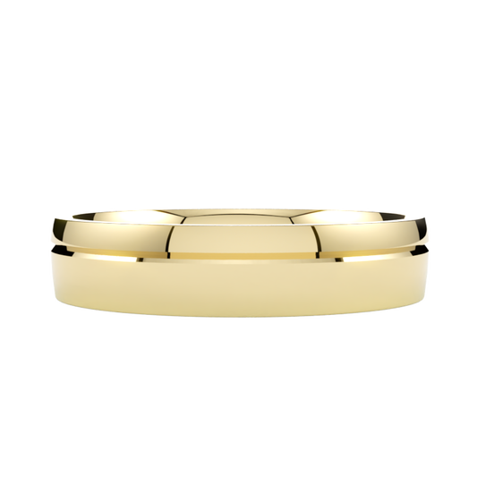 obrączki ślubne złoto żółte 585 półokrągłe