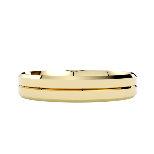 błyszczące złote obrączki ślubne 585 żółte złoto