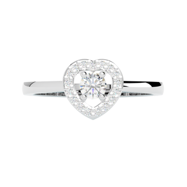 Pierścionek z diamentem Illume – złoto białe 585 – GOLDPORT