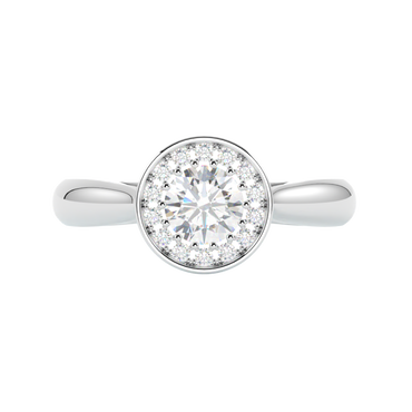 Pierścionek z diamentem Luminis – platyna – GOLDPORT