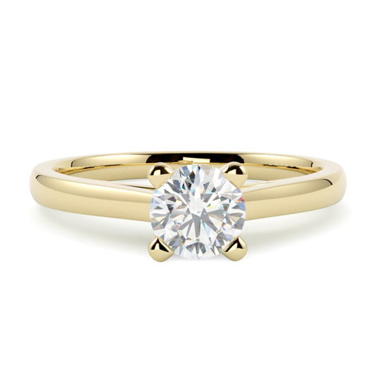 Pierścionek z diamentem 0,4 ct Olivia – złoto żółte 585 – GOLDPORT