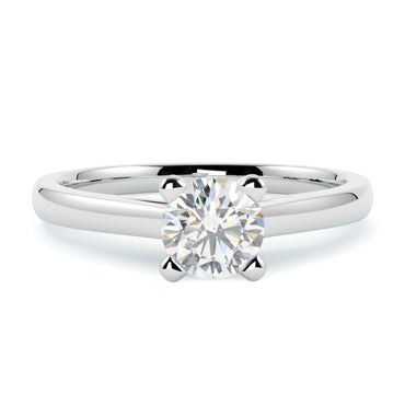 Pierścionek z diamentem 0,40 ct Olivia – złoto białe 585 – GOLDPORT