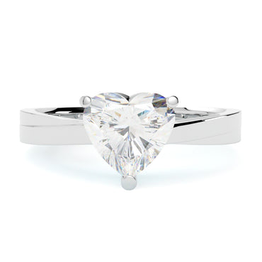 Pierścionek z diamentem Ava w białym złocie 585 – ponadczasowy blask i precyzja wykonania GOLDPORT