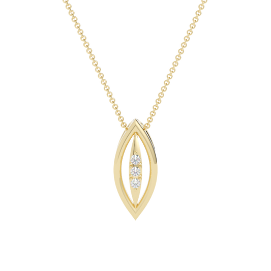 Zawieszka z diamentem Atria – złoto żółte 585 – GOLDPORT