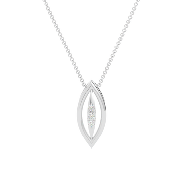 „Zawieszka z diamentem Atria – złoto białe 585 – GOLDPORT”