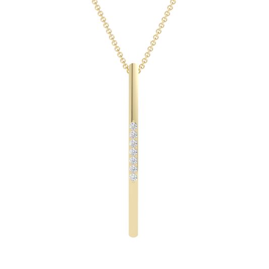 Zawieszka z diamentem Stella – złoto żółte 585 – GOLDPORT