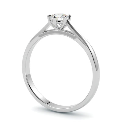 Pierścionek z diamentem z platyny 950 – szlachetna biżuteria GOLDPORT o doskonałym wykończeniu