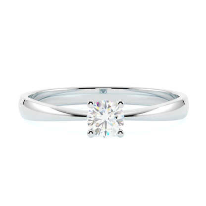 Pierścionek z białego złota 585 z diamentem – subtelna elegancja i wysoka jakość