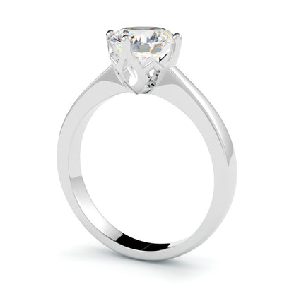 Pierścionek z diamentem Aurelia z platyny 950 – GOLDPORT Szczecin