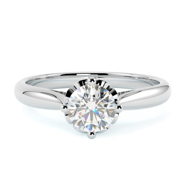 Isla – pierścionek zaręczynowy w białym złocie 585 z naturalnym diamentem