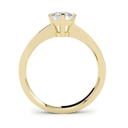 Pierścionek z diamentem Skye z żółtego złota 585 , z naturalnym diamentem w centrum