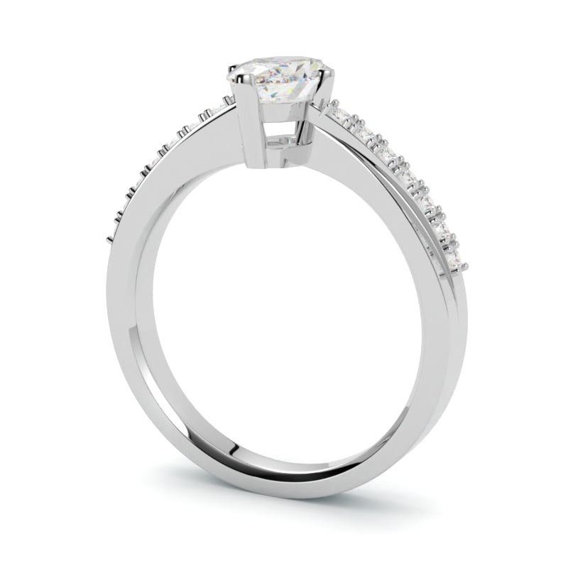 Pierścionek z diamentem z platyny 950 – szlachetna biżuteria GOLDPORT Szczecin