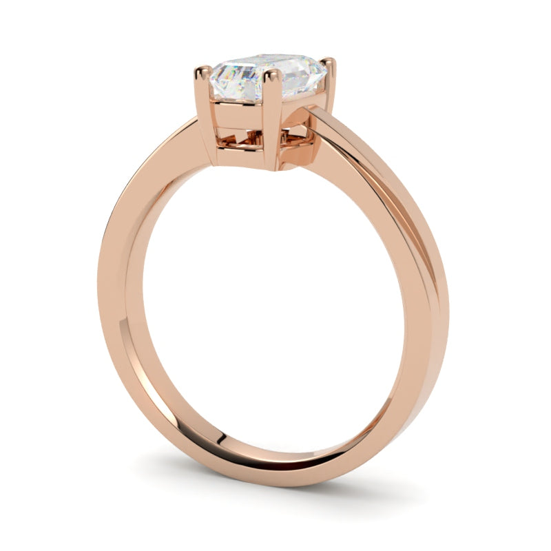 Pierścionek z różowego złota 750 z diamentem – ponadczasowa elegancja manufaktury ze Szczecina