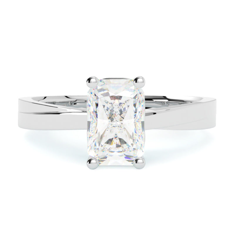 Pierścionek z diamentem z platyny 950 – szlachetna biżuteria z pracowni GOLDPORT