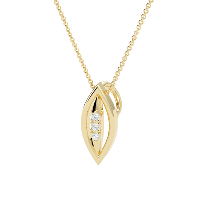 Zawieszka z diamentem Atria – złoto żółte 585 – GOLDPORT